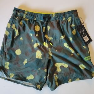 Legends Luka Shorts Camo Green and Yellow Men's